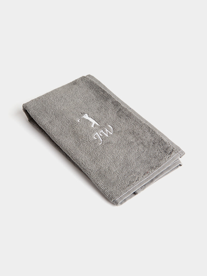 Personalised Tri-Fold Golf Towel - Grey
