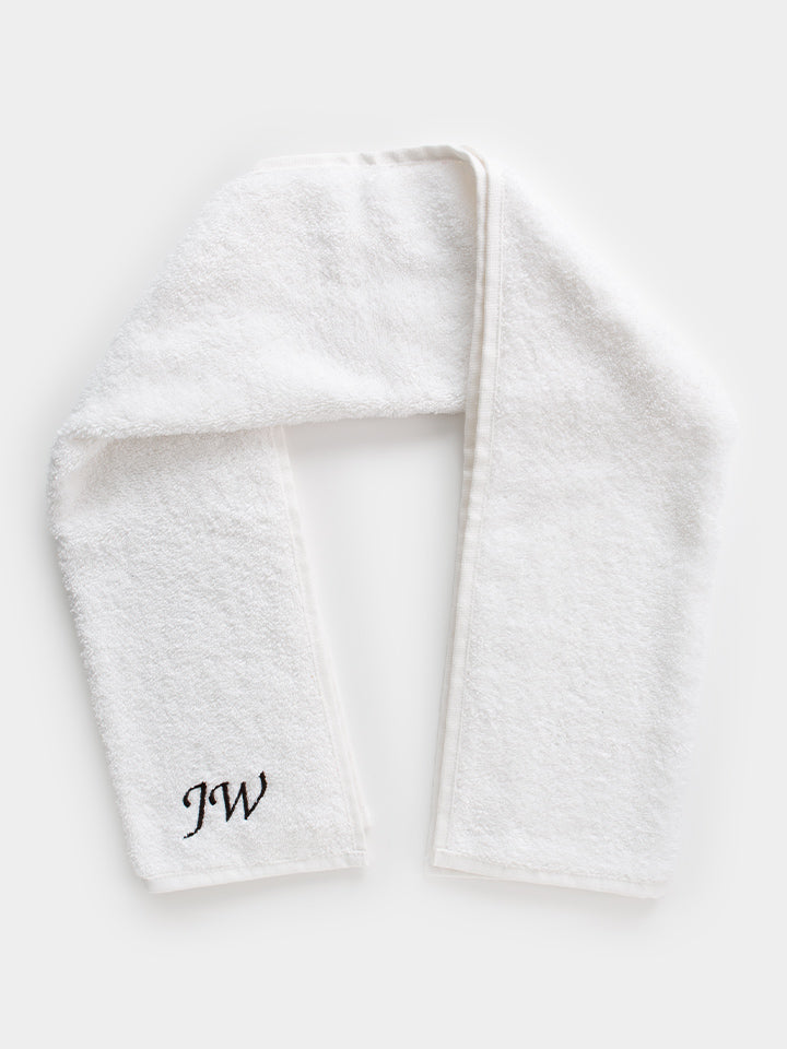 Personalised Gym Towel White