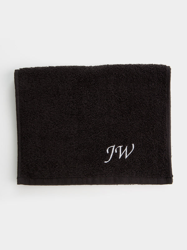 Personalised Gym Towel Black 2