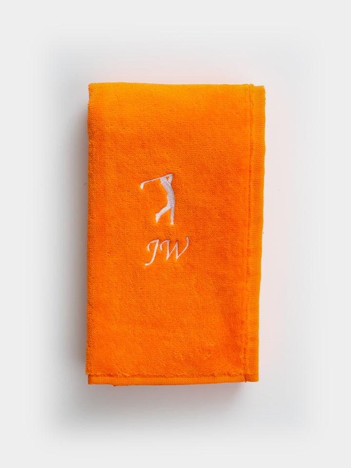 Microfiber Golf Towel Orange Crush, #1 Orange Golf Towels