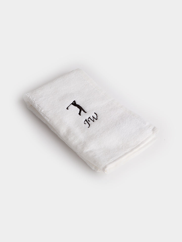 Personalised Tri-Fold Golf Towel - White
